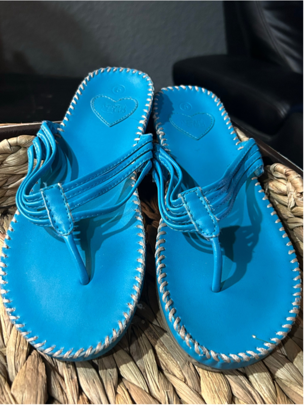 Women's Route 66 Blue Sandals Size 5